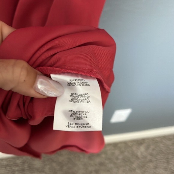 City studio puffy sleeve open back size 7 dress - Picture 8 of 9